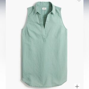JCrew Popover Sleeveless Top